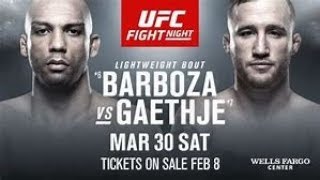 UFC Fight night  Barboza VS Gaethje  FULL FIGHT [upl. by Dabney109]