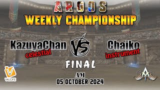 Final Argos AM Weekly KazuyaChan vs Chaiko 05 October 2024  Atlantica [upl. by Tildy]