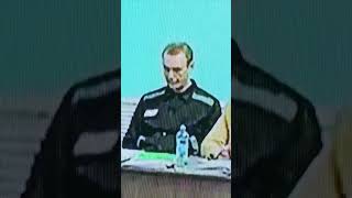 Alexei Navalny appears in court via videolink [upl. by Yrrep]