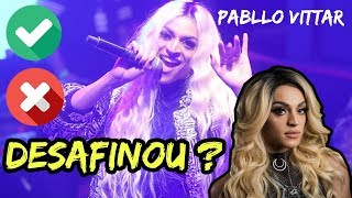 PABLLO VITTAR atingindo o AGUDO de quotINDESTRUTÍVELquot ESTÚDIO vs AO VIVO [upl. by Snapp]