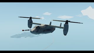 Testing my new WIP Tiltrotor  Stormworks [upl. by Winzler182]