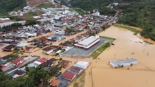 DEPOIS DA CHUVARADA EM BRUSQUE SC 01122022 [upl. by Nirro96]