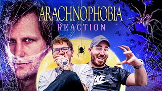 IM TERRIFIED OF SPIDERS  Arachnophobia 1990 First Time Reaction [upl. by Ludba9]