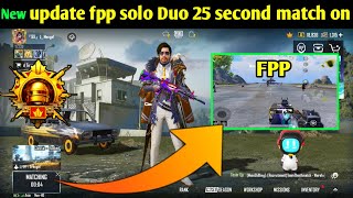 FACING MATCH MAKING PROBLEM IN SOLO FPP  HOW TO FIX MATCHMAKING PROBLEM  SOLO FPP MATCHING PROBLEM [upl. by Menides808]