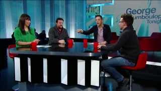 The Panel Pay Chen Ron Pederson Mark Forward on George Stroumboulopoulos Tonight 11414 [upl. by Ydissac]