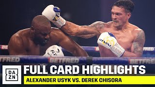 FULL CARD HIGHLIGHTS  Usyk vs Chisora [upl. by Fital]