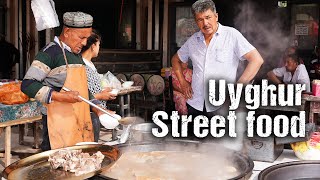 MUSLIM street food market in rural Kashgar Xinjiang  deep tour in Islamic China  S2 EP41 [upl. by Brinkema]