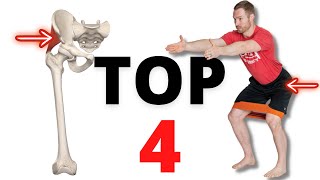 Top 4 Hip Strength amp Stability Exercises NO MORE HIP PAIN [upl. by Inoliel]