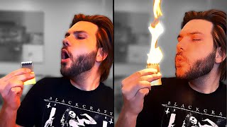 FIRE BREATHING Magic Trick  Daily Dose Of Magic 55 [upl. by Bernete]