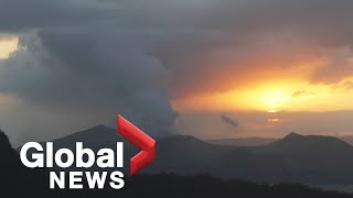 Taal volcano eruption watch in Philippines  Jan 15 [upl. by Yekciv]