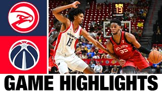 Washington Wizards vs Atlanta Hawks Wizards FULL GAME Highlights  2024 NBA Summer League [upl. by Nitaj]