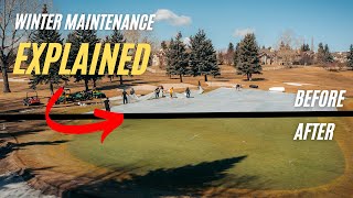 Winter Golf Course Maintenance EXPLAINED [upl. by Gnouh376]