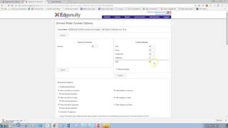 Edgenuity Managing Couse Content [upl. by Lonnard]