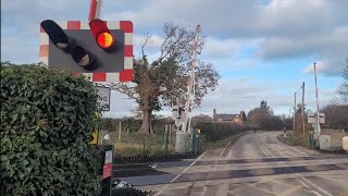 Pulford Level Crossing Cheshire 25112023 [upl. by Consalve]