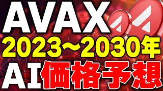 【アバランチAVAX】仮想通貨アバランチの今後の価格をAIが分析！2024年以降どうなる？ [upl. by Aztinay]