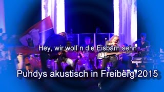 Hey wir wolln die Eisbärn sehen  Puhdys 2015 in Freiberg [upl. by Grania]