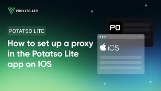 How to set up a proxy in the Potatso Lite app on IOS [upl. by Wennerholn]