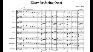 Elegy for String Octet Live Performance [upl. by Siward]