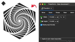 Inkscapes Transform Tool is a hidden gem [upl. by Atineg885]