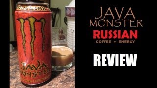 JAVA MONSTER RUSSIAN  Energy Drink Review 110 [upl. by Tandi]