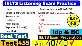 IELTS Listening Practice Test 2024 with Answers Real Exam  455 [upl. by Adnocahs]