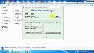 Reset Epson M1100 M1120Hướng dẫn Download phần mềm reset máy in M1100 M1120 vĩnh viễn [upl. by Atinehs]