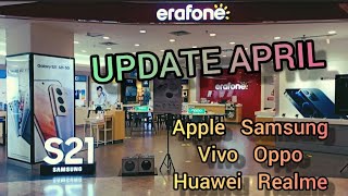 Daftar Harga Handphone Di Erafone bulan April [upl. by Peria887]