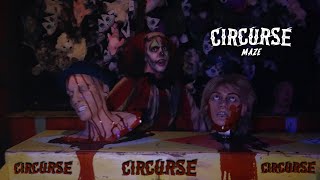 Circurse Maze Walkthrough  Movie World Fright Nights 2023 [upl. by Aiekahs]