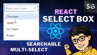 React Dropdown Menu with reactselect  Completely Customizable [upl. by Mount]