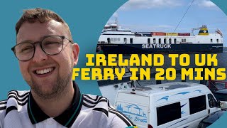 IRELAND TO THE UK IN 20 MINS BY FERRY ⛴️ 🇮🇪🇬🇧Carlingford Lough Greenore ➡️ Greencastle [upl. by Aniluj346]