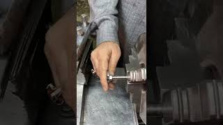 Threading Process in Shaft youtubeshorts automobile machining shortvideo [upl. by Birecree]