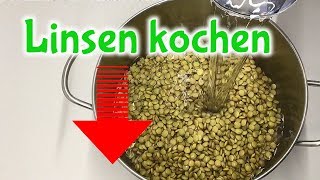 Linsen kochen 👍 Wie geht das ►►► Anleitung amp Tipps [upl. by Oinigih]