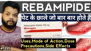 Rebamipide Tablets Review Uses In Hindi  Medicine For Stomach Ulcers [upl. by Cornew]