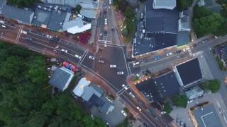 Ogunquit Maine July 1 Aerial Intersection Traffic [upl. by Weil731]