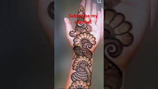 new shaded mehndi design beautiful arbic mehndi design mehndi [upl. by Aleak]