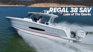 2023 Regal 38 SAV  Lake of The Ozarks  Every Option Equipped [upl. by Eniksre256]