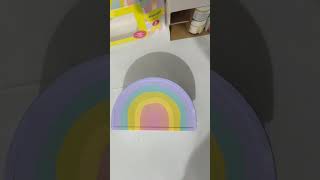 Cute rainbow shape desk decor and organizer  DIY  casata box  short video [upl. by Frederiksen87]