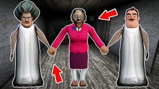 Granny vs Hello Neighbor vs Scary Teacher vs Accident   funny horror animation p337 [upl. by Dnaltiac]