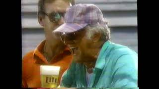 1988 Miller Lite quotBob Uecker  Nothing beats a cold Miller Litequot TV Commercial [upl. by Grannia]