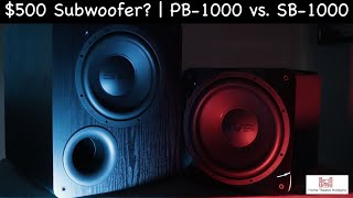 SB1000 vs PB1000  Battle of the 500 Subwoofer [upl. by Attelrahs401]