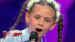 Kleines Mädchen erobert Dieters Herz  Das Supertalent 2019  Sendung vom 14092019 [upl. by Eniahpets]