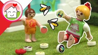 Playmobil po polsku Ukąszenie pszczoły  Rodzina Hauser [upl. by Ambert]