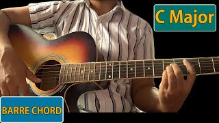 How to Play Barre Chords in C Major  Guitar Lessons [upl. by Marylou]