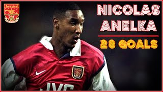 Nicolas ANELKA ► All 28 Goals  Arsenal ● 19971999 HQ [upl. by Brook]