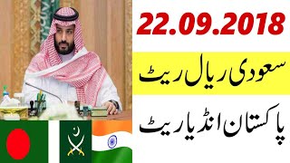 Today Saudi Riyal Exchange Rates India Pakistan 2292018 [upl. by Narret]