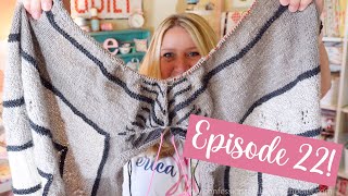 Ericas Craft Podcast Ep 22 Knit Crochet Cross Stitch amp Quilt [upl. by Sredna57]