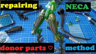 Repair Video A How To Repair Neca Alien Toys Tutorial Donor Parts Method Watch now [upl. by Nagiem]