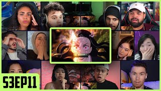 Demon Slayer Season 3 Episode 11 Reaction Mashup [upl. by Annonyw]