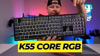 Corsair K55 Core RGB Gaming Keyboard Review [upl. by Elysha]