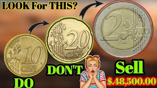 TOP 3 ULTRA 2 CENT 10 EURO CENT AND 20 Euro CENT itley COINS A lot of money💰 [upl. by Schreiber]